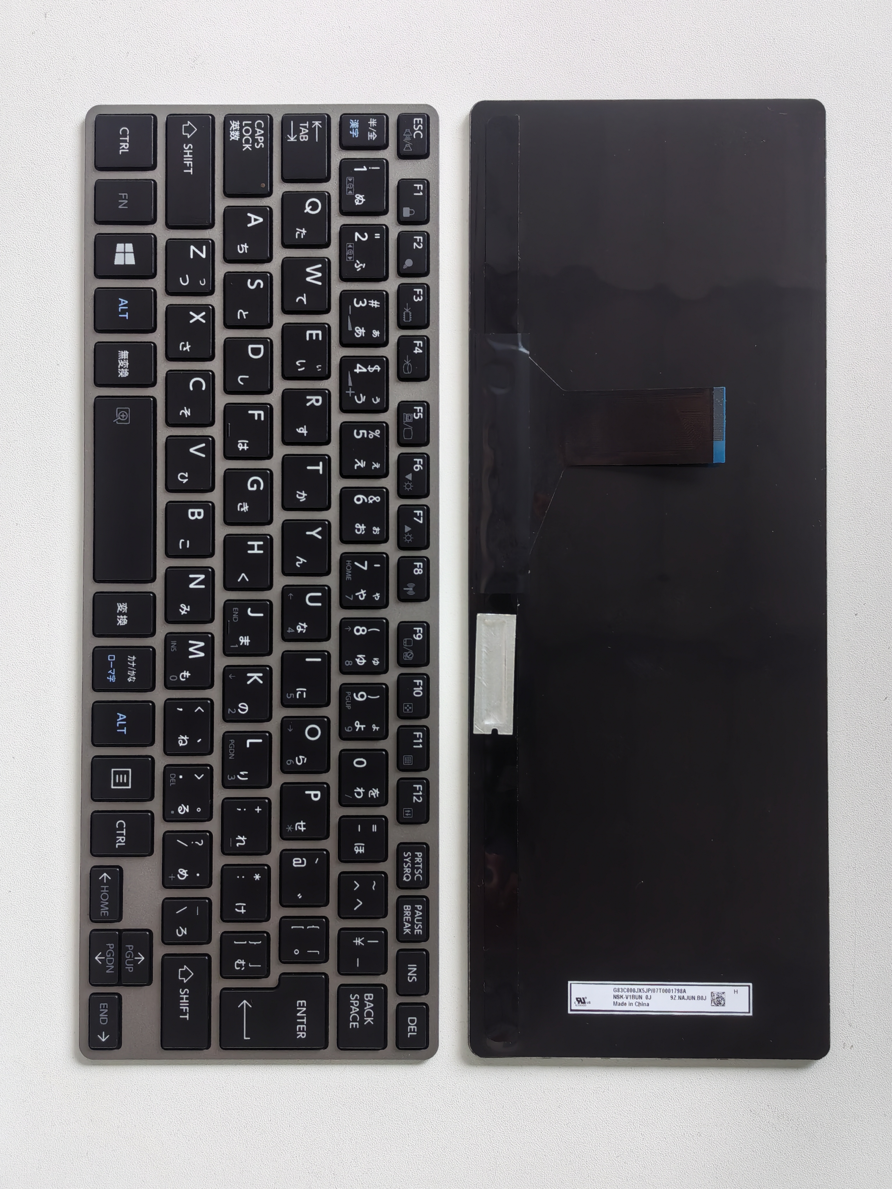 Picture of New Replacement Laptop Keyboard For TOSHIBA Z30-B/Z30-A/Z30T-B/Z30-C/R30-B/Z30T-C GRAY FRAME BLACK Other Language Layout